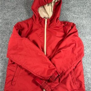 Eddie Bauer Jacket, Full Zip, Red, Medium, Womens
